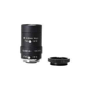 5-50mm manual aperture lens distortion-free remote zoom lens HD surveillance Gun Machine lens