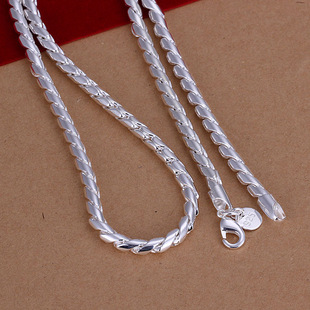 Foreign trade export silver-plated fashion mouse tail necklace Korean version of the best selling spot supply necklace wholesale P171
