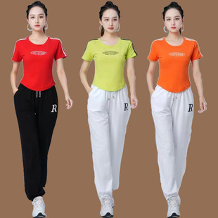 Yang Liping Square Dance Costume Summer New Set Fashion Ghost Step Dance Fitness Dance Outfit Performance Costume