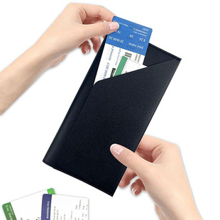 Korean style PU leather passport cover multifunctional travel accessories ticket holder passport holder personalized ID bag protective case