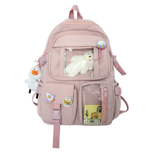 Shoulder Pain Bag Junior High School High School University Student Bag Shoulder Bag Transparent Japanese Harajuku All-match Women's Bag