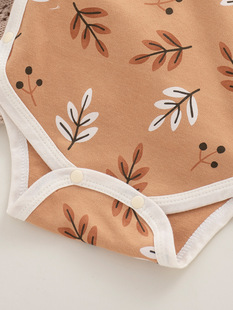 Baby autumn and winter new baby fart coat suit fetal cap class a pure cotton boneless bottoming pajamas for boys and girls