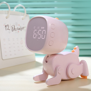 Variety Dinosaur Smart Alarm Clock Alarm Clock for Students Eye Protection Cartoon Creative Single-sided Wake-up Alarm Clock Home Multi-function