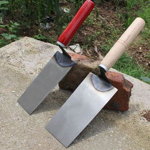 Thickened manganese steel forging plaster shovel integrated dish knife trowel brick knife tile mud trowel plaster tool