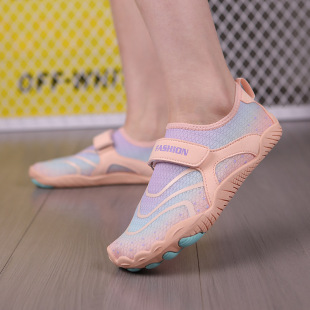 Indoor fitness shoes women's soft bottom shock-absorbing mute non-slip skipping shoes lightweight breathable yoga shoes men's squat hard pull shoes