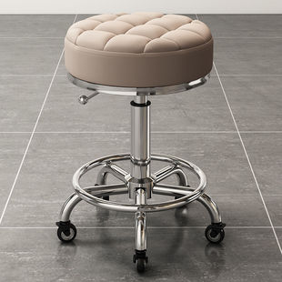 Beauty Salon Hair Stool Special Pulley Rotary Lifting Stool Big Work Stool Nail Art Round Stool Barber Shop Swivel Chair Hair Salon