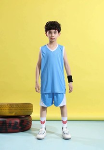 Children's basketball uniform suit men's sports gym Jersey primary school student training competition uniform kindergarten printing performance team uniform