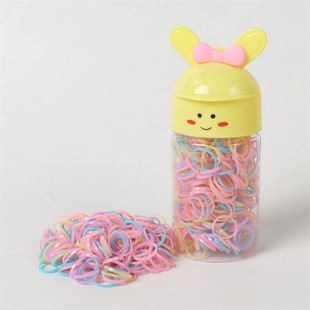 Children's band hot sale color disposable rubber band children's collar rope drum hair ring headdress elastic rubber band