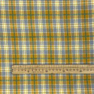 Flannel twill plaid fabric dress casual wear pants shirt fabric brushed plaid in stock