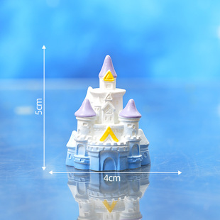 Micro landscape cartoon fantasy fairy tale castle cake baking diy decorations accessories desktop car small ornaments