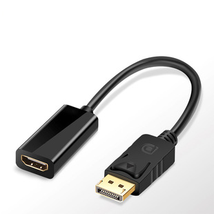 Cross-border hot sale large DP to HDMI adapter cable 4K60hz DP M/HDMI F adapter cable Monitor Adapter cable