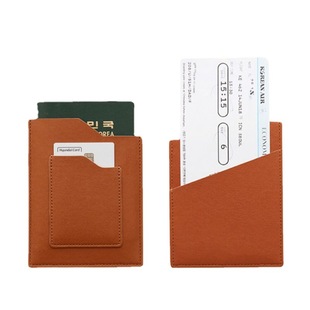New Japanese-Korean PU Leather Card Holder Printable LOGO Card Wallet Multifunctional Portable Passport Wallet