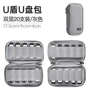 Bag U disk storage bag financial network silver shield U shield portable storage box U disk bag convenient mini protection