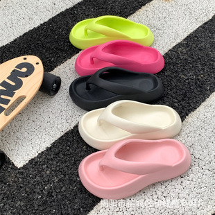 EVA Flip-Flops Women's Summer New ins Trendy Fairy Style Non-Slip Thick Bottom Sandals Cross-Border Flip-Flops for Women