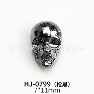 Halloween nail jewelry dark hot girl European ins style series alloy cute ghost bat nail decoration