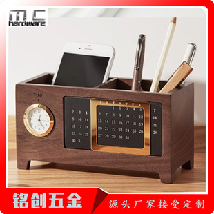 Light Luxury Advanced Creative Multifunctional Golden Inner Length 55 Inner Width 45mm Stainless Steel Iron Square Ring Calendar Sheet Laser