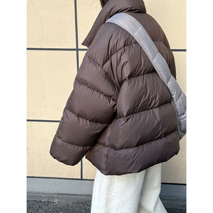 Luxi Simple Soft Waxy Puff 90 White Duck Down Jacket 2024 Autumn Autumn Winter New Thickened Jacket Y72