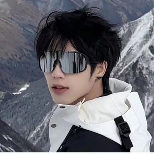 Cycling Sunglasses, Outdoor Skiing, Windproof Mountaineering, Large Frame Goggles, Road Mountain Bike, Bicycle Sports Sunglasses