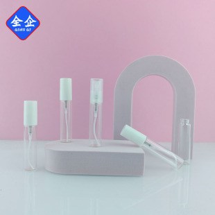 Парфюмерная бутылка 5ml небольшой образец стеклянная бутылка спрей портативный 3ml нажмите лосьон парфюмерная бутылка
