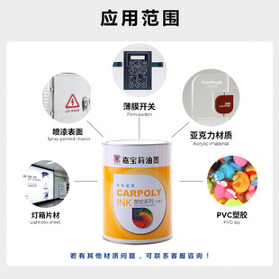Carpoly Screen Printing Ink Cc-19 Series Abs Ink Pc Ink Acrylic Ink Pmma Ink