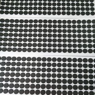 Manufacturer Eva Foam Round Foot Pads Black and White Single-Sided Adhesive Shock-Proof Silent Eva Foam Rubber Pad Self-Adhesive Gasket