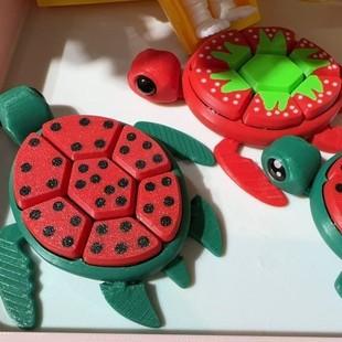Fire 3D Printing Cross-border Key Decompression Toy Keychain Fun Love Cat Paw Animal Office Decompression Toy