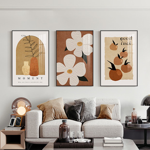 Nordic Living Room Decorative Painting Modern Simple Sofa Background Wall Hanging Painting Restaurant Wall Triple Mural Bedroom Wall Painting