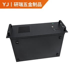 4U Industrial Control Chassis Cloud Computer Shell Industrial Control Chassis Aluminum Alloy Cabinet Mini ITX Internet Cafe OPS Chassis Factory