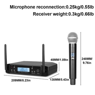 Трансграничный GLXD4 беспроводной микрофон один перетаскивает два UHF домашнее пение KTV с воротником