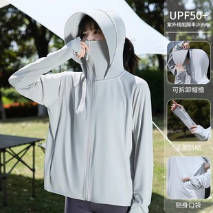 Ice Silk Large Brim Sun Protection Clothing Women's 2025 Summer New Anti-Uv Cycling Sun Protection Shirt Sun Protection Clothing Blouse