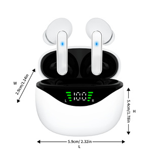 DP4 Wireless Bluetooth Headset In-Ear Noise Reduction Sports Chicken Game Headset Large Battery 5.4 Blue Source Head Factory