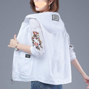 Color-matching Hooded Drying Clothes Women's Spring and Summer 2025 New Loose plus size Casual Lightweight Breathable Cool Drying Coat