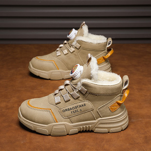 Jinjiang Dachang Boys Cotton Shoes Winter 2022 New Girls Snow Boots Sports Children's Shoes Martins Children Plus