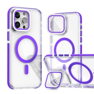 Двухцветный кронштейн крышки объектива для Apple 16PRO чехол для телефона iPhone15 прозрачный магнитный защитный чехол