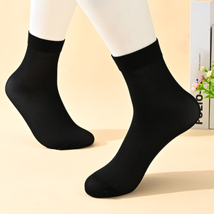 Spring and summer men's mercerized socks thin tube business socks straight men's foot bath stall stockings manufacturers wholesale