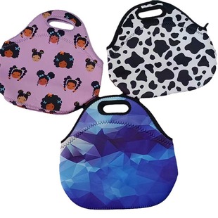 Cross-border Diving Material Satchel Lunch Bag Insulated Lunch Box Bag Outdoor Picnic Bag Waterproof Large Capacity Lunch Bag Wholesale