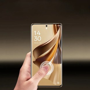 Suitable for OPPO tempered film reno9 full screen HD findX5 high adhesive edge glue 10pro + curved phone film