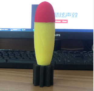 Cannon Bullet Mortar Rocket Cannon Neutral Accessories Sponge Cannonball Toy Light Soft Bullet EVA Bullet