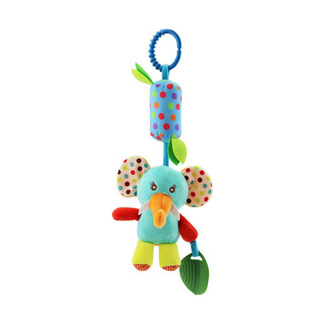 SKK cartoon animal wind chimes bed hanging baby wind chimes toy stroller pendant Bell teether plush toy