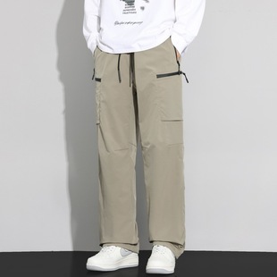 Cross-border wholesale new casual pants for men and women with spring and summer fashion brand couples outdoor sports three-proof pants