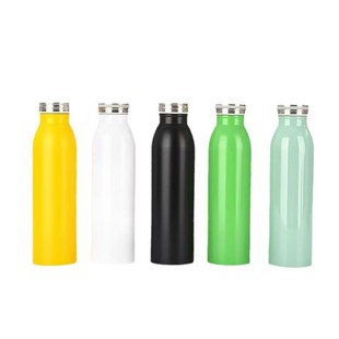Creative Simple Milk Bottle Double Vacuum Stainless Steel Thermos Cup Unisex Portable Accompaniably American Small Mouth Pot