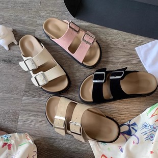 Тапки Birken на толстой подошвке