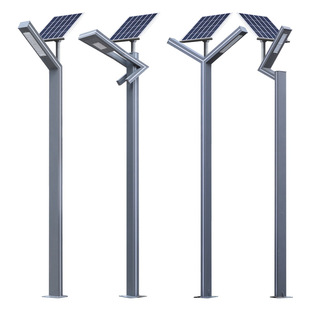 3 m solar garden light modern factory outdoor waterproof aluminum profile simple led street light 3.5 m landscape light