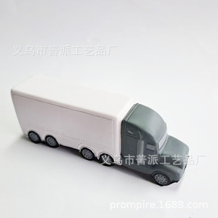 in stock truck decompression toys, trailer stress ball, truck decompression ball, stress truck
