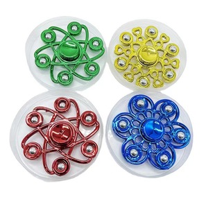 Factory Direct sales five beads six beads boxed fingertip gyro electroplating fingertip gyro decompression toys wholesale two yuan store goods