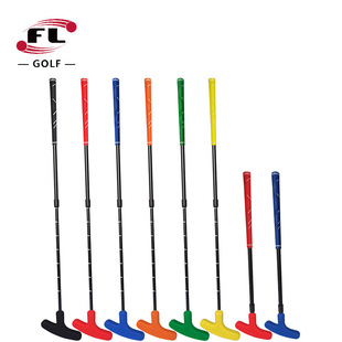 Silicone golf club 2 section telescopic putter adult children practice putter