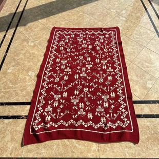 Sofa Blanket Christmas Blanket Office Nap Blanket Shawl Air Conditioning Blanket Homestay Decorative Bed with Bed End Towel