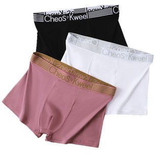 Cross-border one-piece wholesale CK men's underwear breathable comfortable loose boxer shorts adult plus size boxer shorts