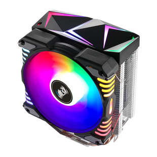 Настольный компьютер CPU радиатор 12 см рассеянный свет синхронный cpu вентилятор 1155AMD многоплатформенное воздушное охлаждение