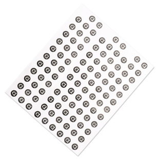 Polka Dot Pvc Self-Adhesive Sticker Printing Colorful Product Packaging Label Paper Can Be Printed with Logo Manufacturer Wholesale Customization